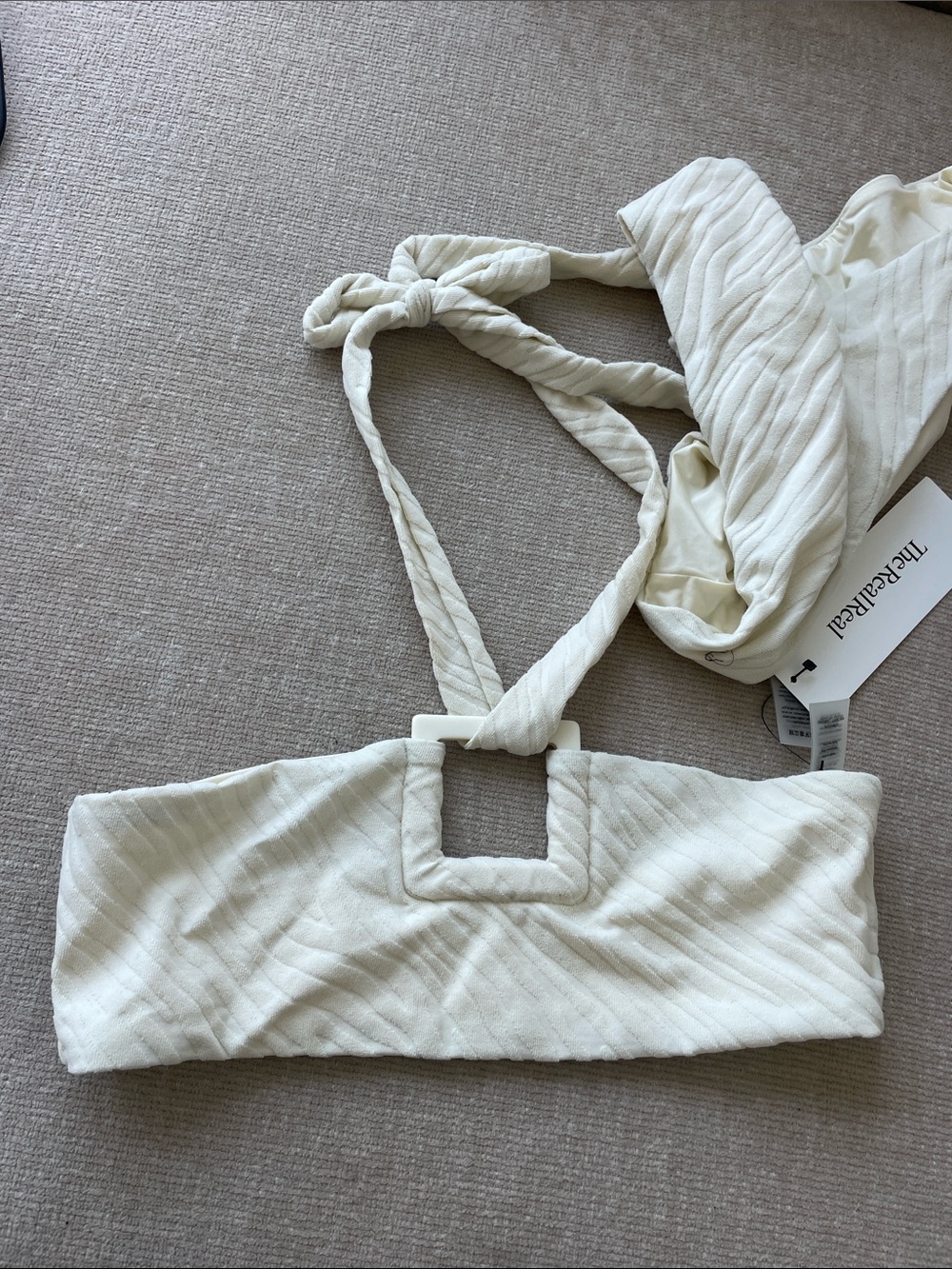 Onia Cream High-Cut women’s ' Bikini set